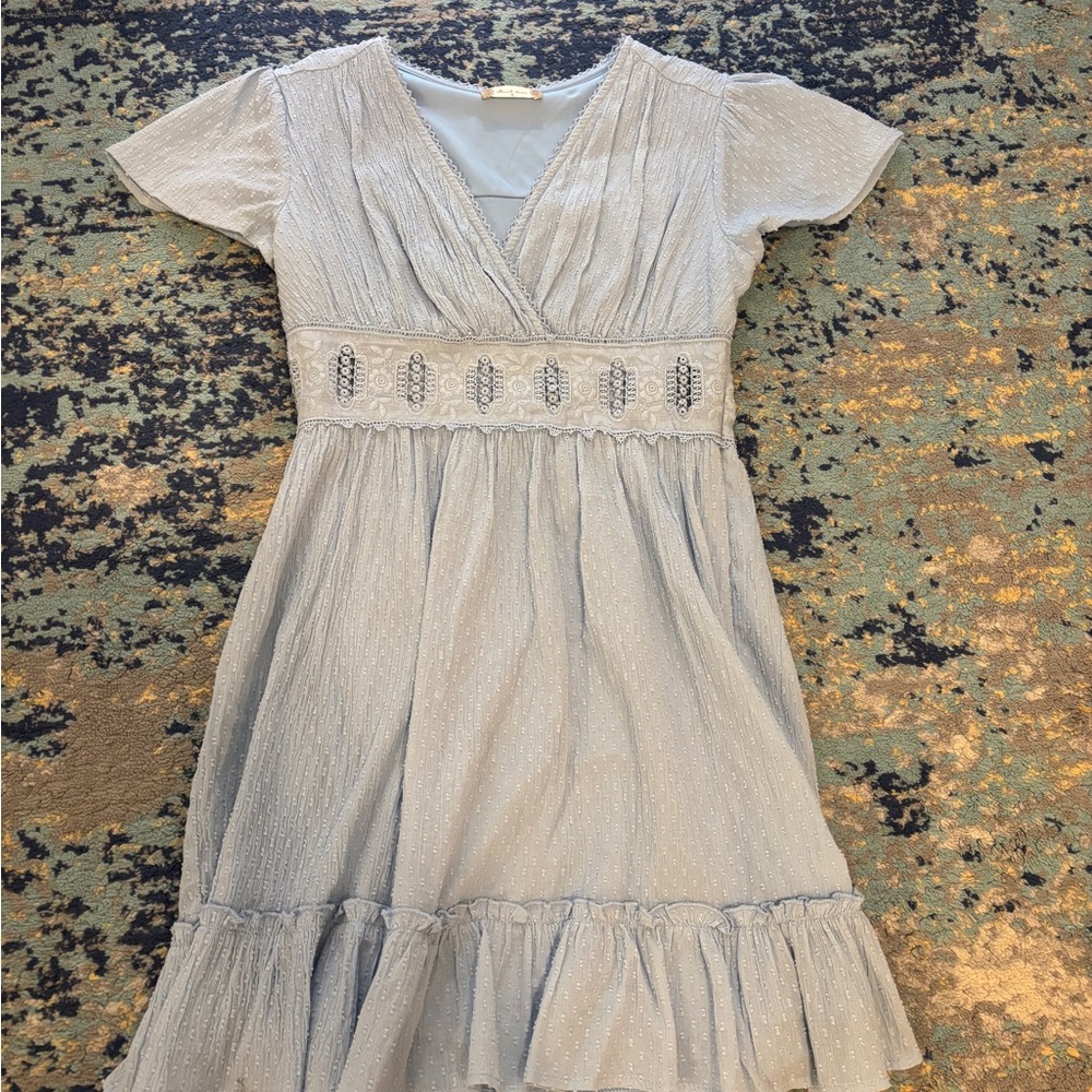 Altar'd State Light Blue Dress